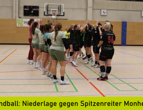 Handball: Niederlage gegen Spitzenreiter Monheim