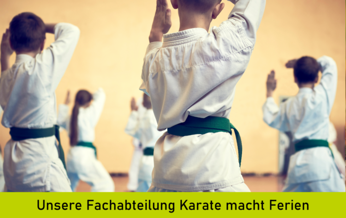 Kinder beim Karatetraining