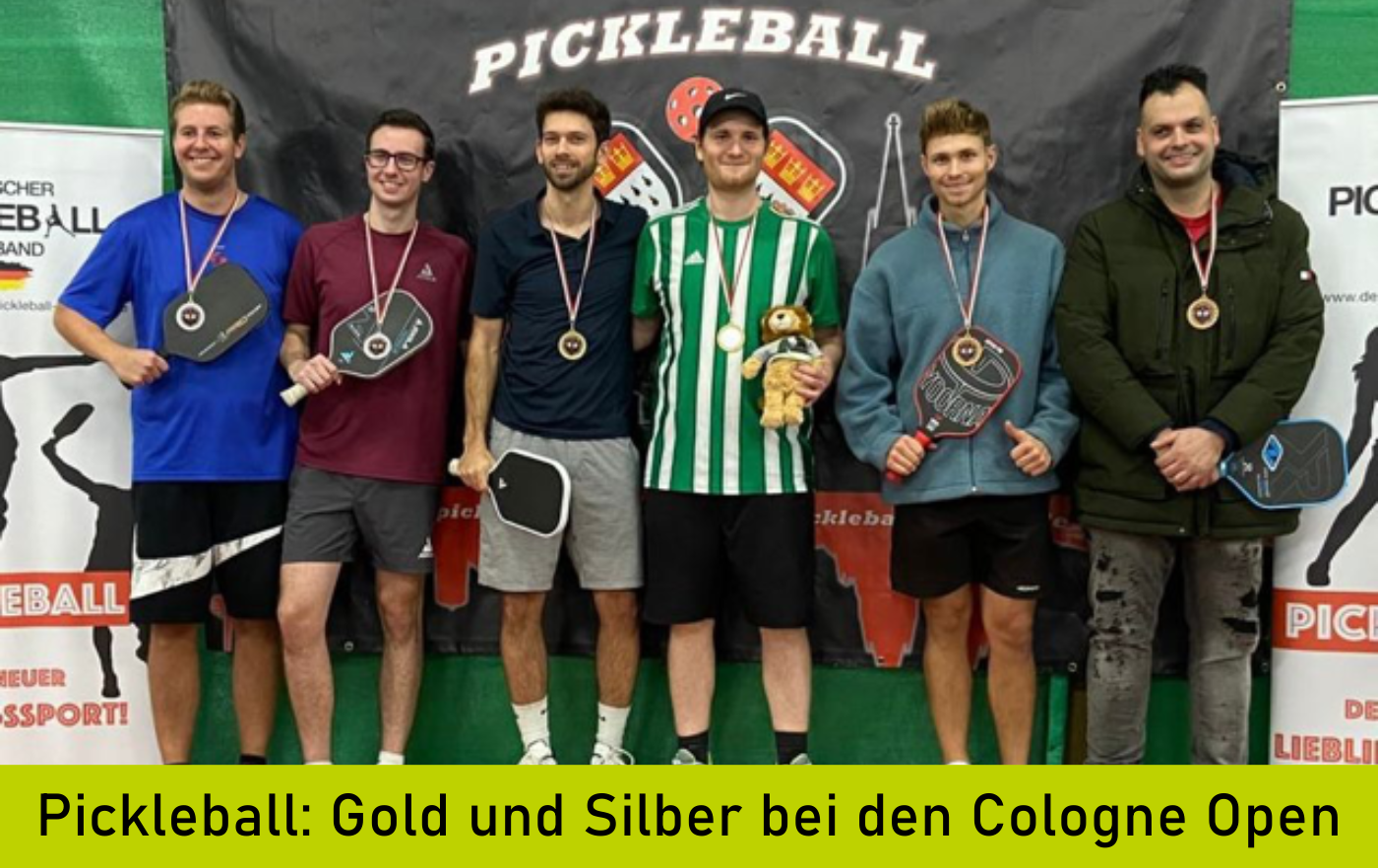 Siegerpodest bei den Cologne Open mit Fabio Macarella und Lennart Schulz