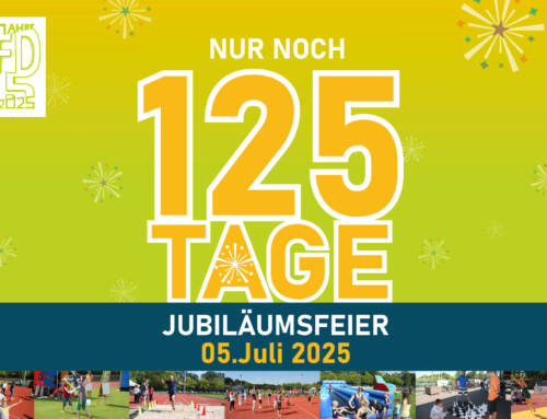 Noch 125 Tage bis zur Jubiläumsparty am 5. Juli