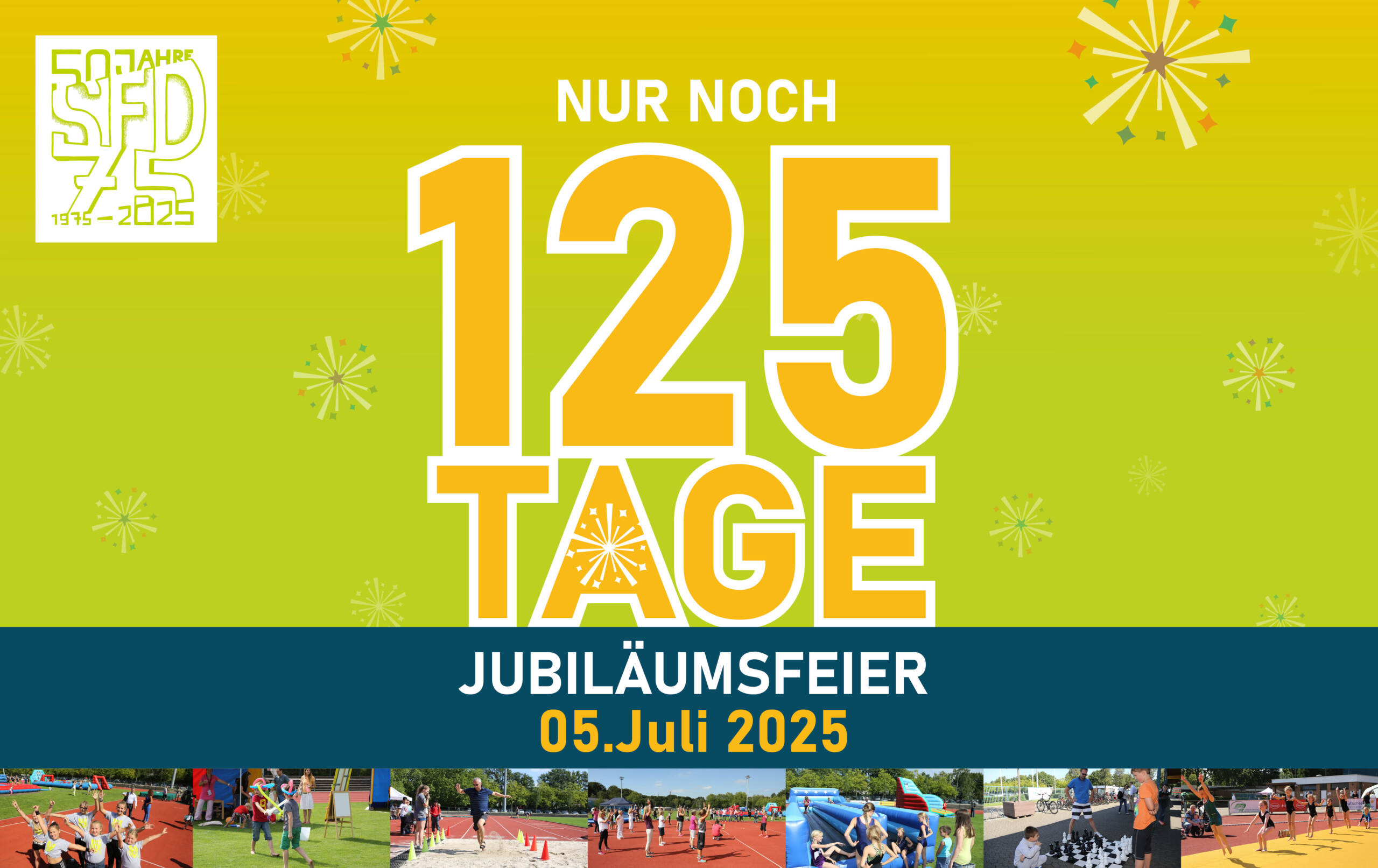 Noch 125 Tage bis zur Jubiläumsparty