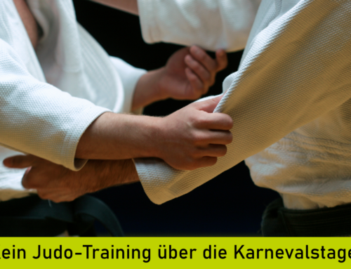 Judo mit veränderten Trainingszeiten über Karneval