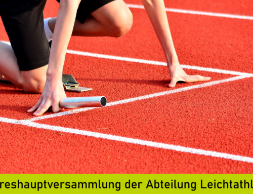 Jahreshauptversammlung der Abteilung Leichtathletik